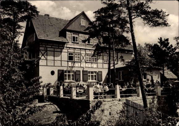 Ak Klettbach in Thüringen, Berggaststätte Stiefelburg