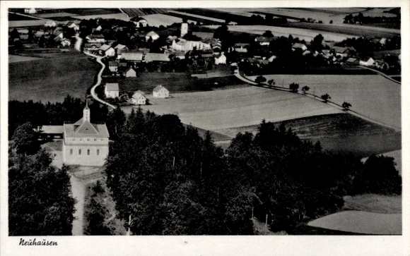 Ak Neuhausen Offenberg in Neder-Beieren, luchtfoto