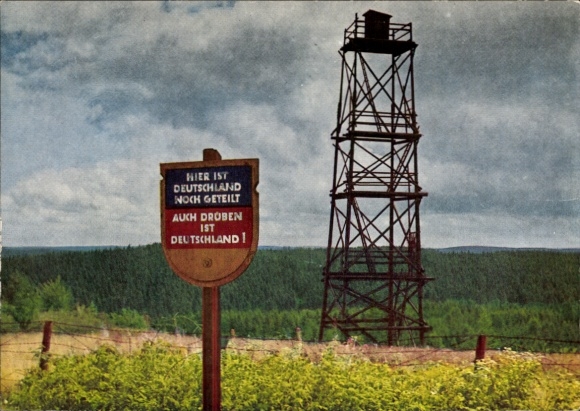 Ak-zonegrens in de Harz, Duitsland is hier nog steeds verdeeld, Duitsland ligt daar ook