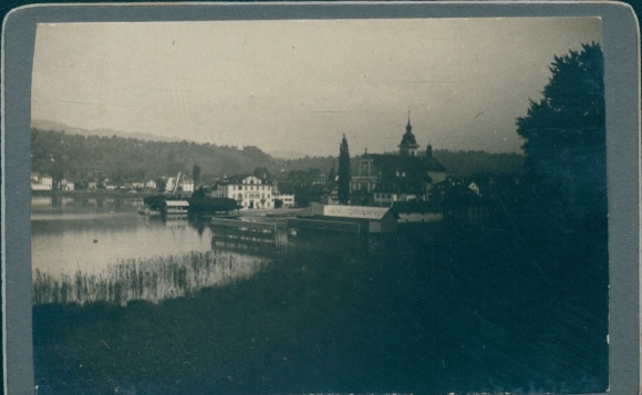 Photo Küsnacht Canton Zurich, partial view of the village