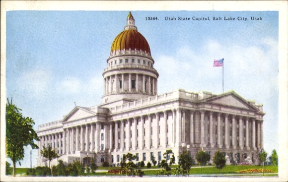 Ak Salt Lake City, Utah, VS, Capitool van de staat Utah
