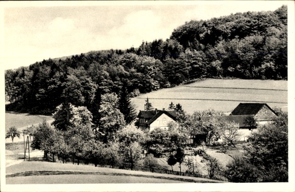 Postcard Felsberg in the Odenwald Hessen, guesthouse and pension Kuralpe Kreuzhof
