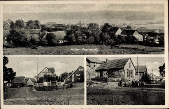 PC Mörlen in the Westerwald, overall view, street section