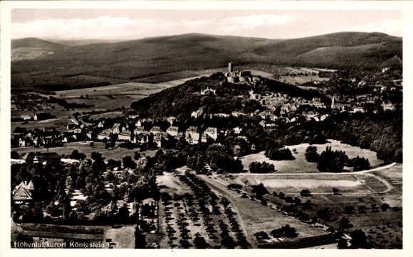 Postcard Königstein im Taunus, aerial photograph