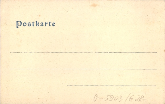Postcard Creuzburg an der Werra, Langegasse