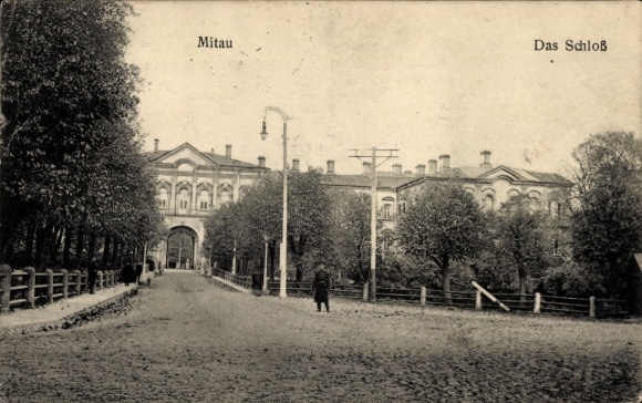 KP Jelgava Mitau Łotwa, zamek