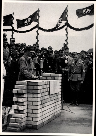 Collective picture Adolf Hitler, laying of the foundation stone, Adolf-Hitler-Koog, collective work no. 15 picture 81
