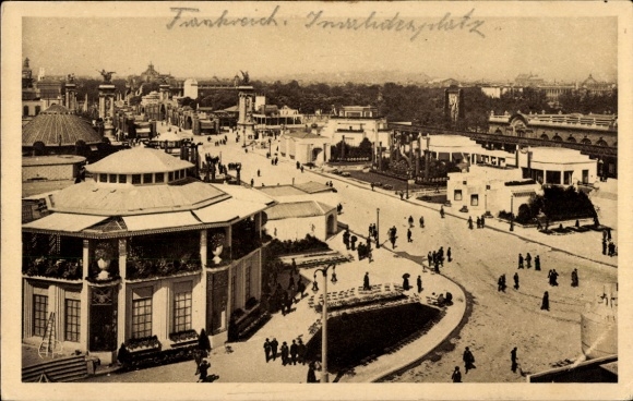 PC Paris, Panorama de la Place des Invalides vers le Pont Alexandre III, World Exhibition 1925