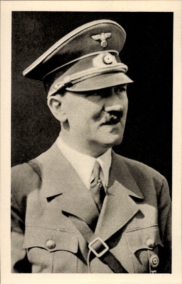 KP Führer i kanclerz Rzeszy Adolf Hitler, portret w mundurze partyjnym