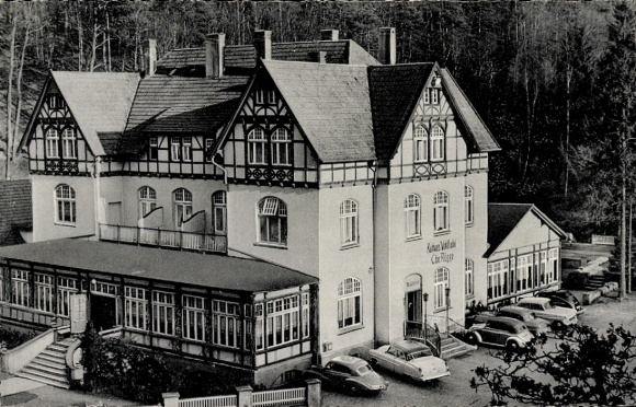 Ak Bad Essen in Nedersaksen, Kurhaus-Waldhotel Rögge