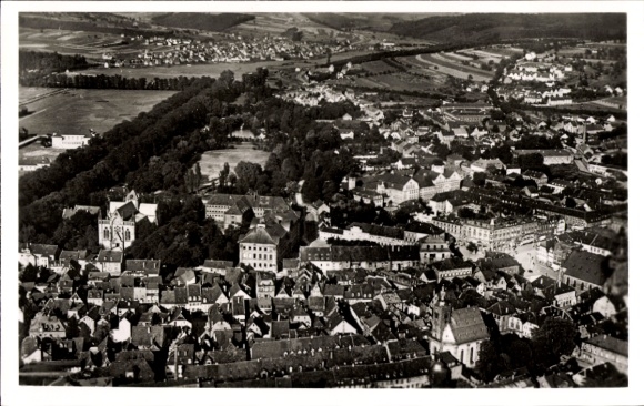 Postcard Zweibrücken in the Palatinate, aerial photograph