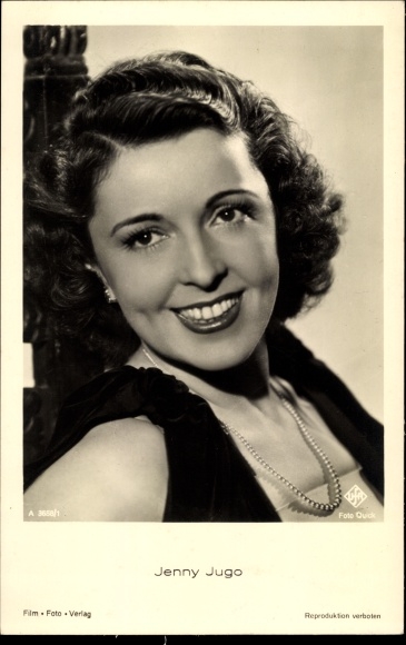 Postcard Actress Jenny Jugo, portrait
