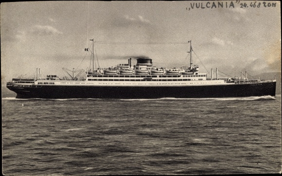 Ak Italia Societa di Navigazione, stoomboot Vulcania