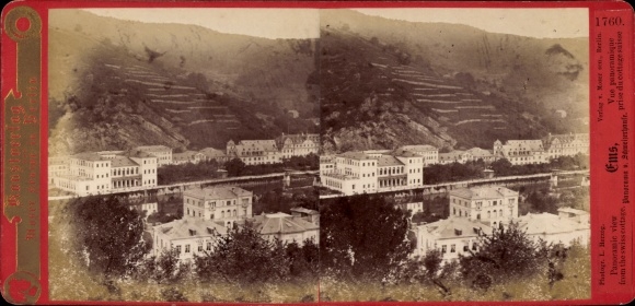 Stereo CdV Ems Kt. Graubünden, Panorama