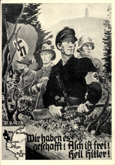 KP Udało się, Asch jest wolny, 21 września 1938, Sudety, Wielkie Niemcy