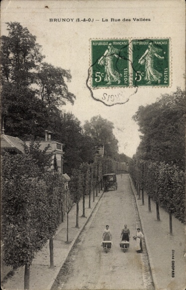 CPA Brunoy-Essonne, Rue des Valiees