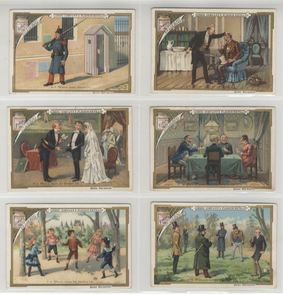 Liebig pictures series A 236 When you are alone etc. 1892