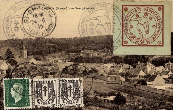 Ansichtkaart Saint Chéron Essonne, algemeen beeld