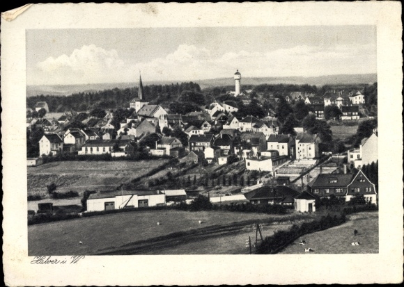 Ansichtkaart Halver in Westfalen, Panorama
