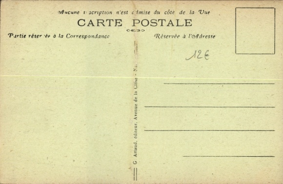 Ak Cabourg Calvados, La Poste