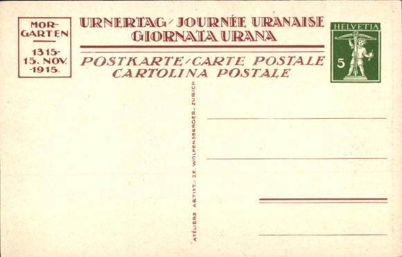 KP artystyczna Morgarten Canton Zug, Bitwa pod Morgarten 1315