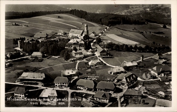 Ak Höchenschwand im Schwarzwald, Fliegeraufnahme