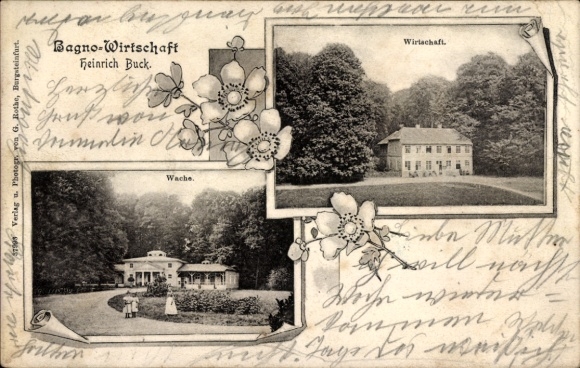 Ak Burgsteinfurt Steinfurt im Münsterland, Steinfurter Bagno, Wirtschaft, Wache