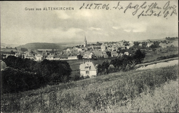 Postcard Altenkirchen im Westerwald, panorama of the place
