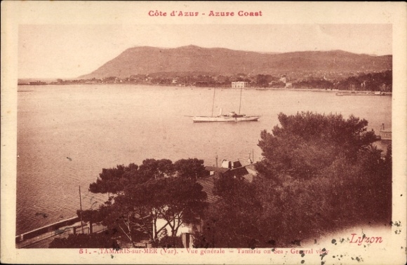 Postcard Tamaris sur Mer Var, general view