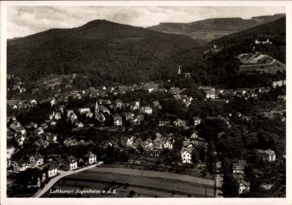 Ak Jugendheim an der Bergstraße, Fliegeraufnahme