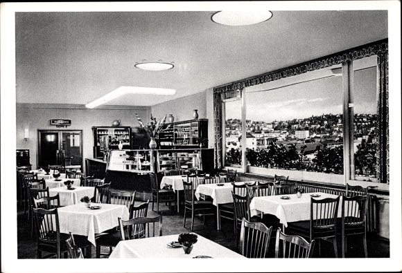 PC Stuttgart, view from the Höhen Restaurant in the Union department store, Königstrasse 27/29