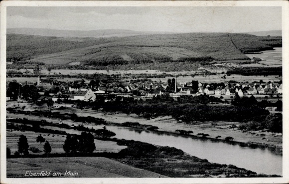 Postcard Elsenfeld in Lower Franconia, panorama