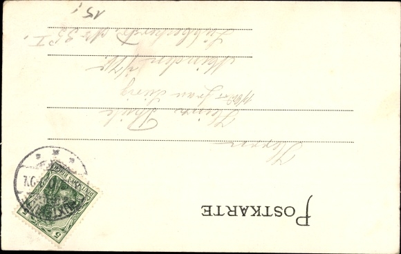 Postcard Buxtehude in Lower Saxony, confectionery and café Heinrich Wehde