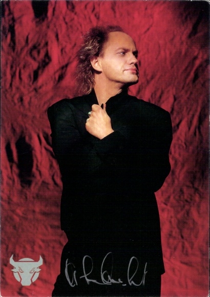 Postcard actor and singer Uwe Ochsenknecht, portrait, autograph