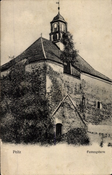 Ak Peitz in Niederlausitz, vestingtoren