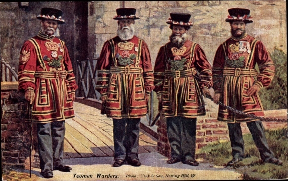 Postcard Yeomen Warders