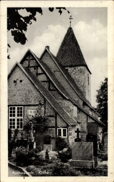 Ak Kirchwalsede in Niedersachsen, KIrche