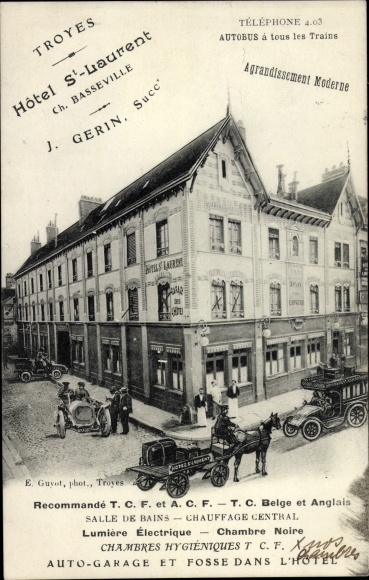 KP Troyes Aube, Hotel St. Laurent, Ch. Basseville, J. Gerin