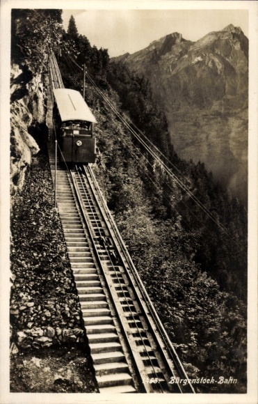 KP Nidwalden Szwajcaria, Bürgenstockbahn, kolejka linowa