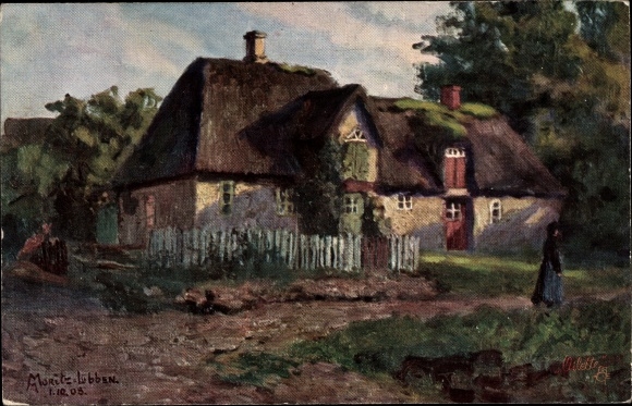 Artist PC Moritz Lübben, Marie Elisabeth, Frisian farmhouse