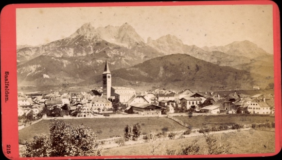 CdV Saalfelden am Steinernen Meer Salzburg, view of the town
