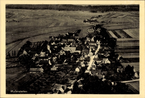 PC Wullenstetten Sending in Swabia, aerial photo