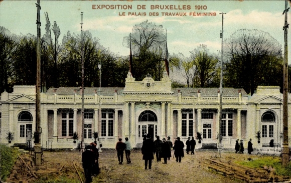 KP Bruxelles Bruksela, ekspozycja 1910, Le Palais des Travaux Féminins