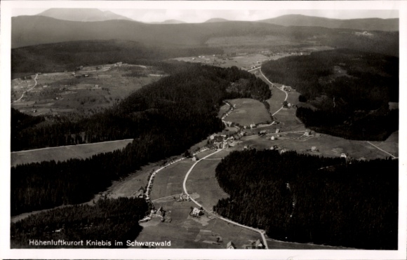 Postcard Kniebis Freudenstadt in the Northern Black Forest, aerial photograph