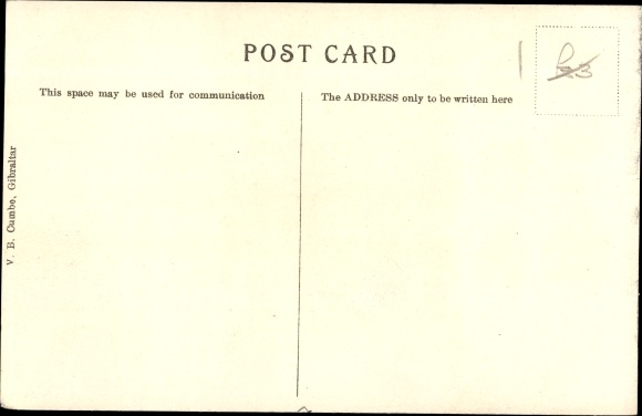 Postcard Gibraltar, South Barracks
