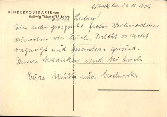 Papiersnijkunstenaars Ak Thieme, Heilwig, Klein Duimpje
