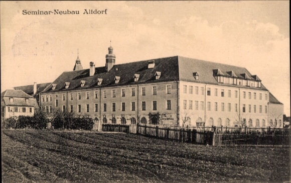 Ak Altdorf nabij Neurenberg in Midden-Franken Beieren, seminarie, nieuwbouw