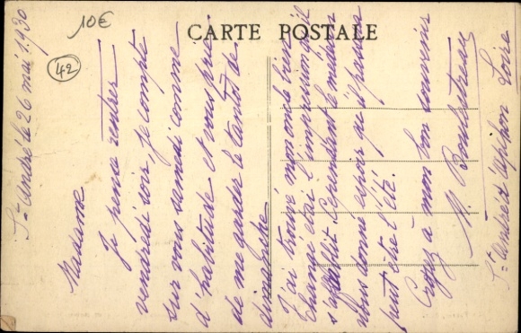 Ak Apchon Cantal, St. Andre, Rue de l'Eglise