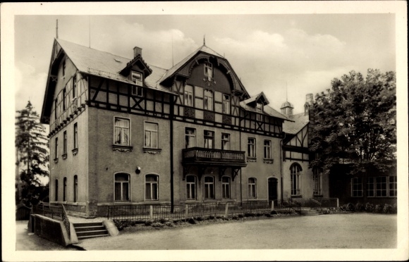 Ak Mehltheuer im Vogtland, Waldhaus, Ferienheim Reichsbahnamt Leipzig