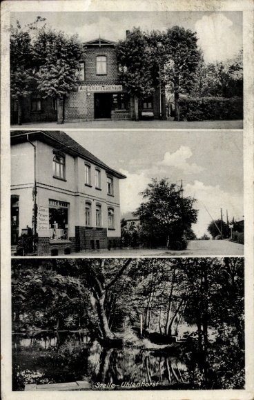 Postcard Stelle in the district of Harburg, guesthouse